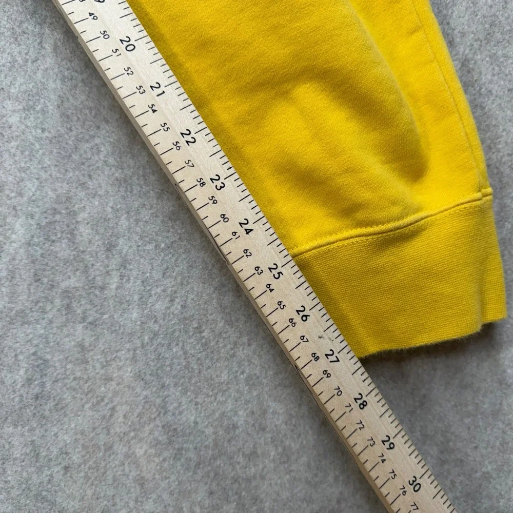 Jordan Mens Yellow Fleece Jumpman Graphic Sweatpants Medium Sporty Athleisure
